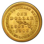 1903 Gold $1.00 Louisiana Purchase McKinley MS-67 PCGS