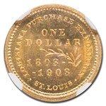 1903 Gold $1.00 McKinley MS-68 NGC (Green Label)