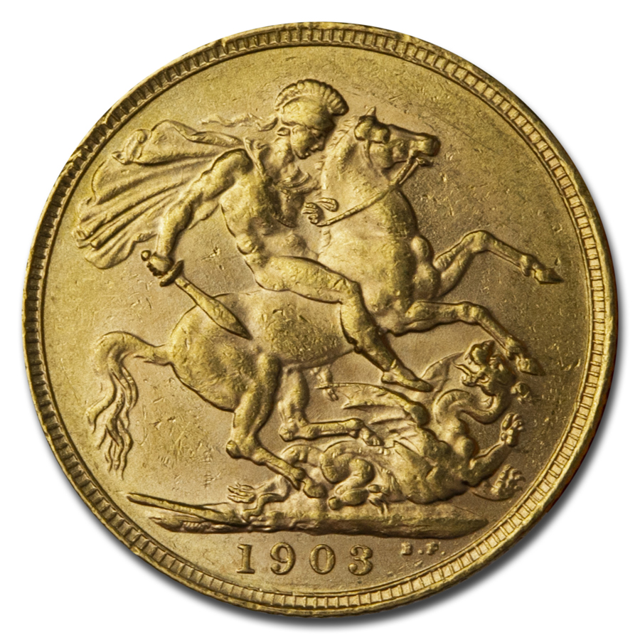 Buy 1903 Great Britain Gold Sovereign Edward VII BU | APMEX