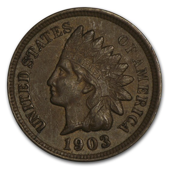 1903 Indian Head Cent AU 1903 Indian Head Cent AU