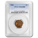 1903 Indian Head Cent MS-64 PCGS (Red/Brown)