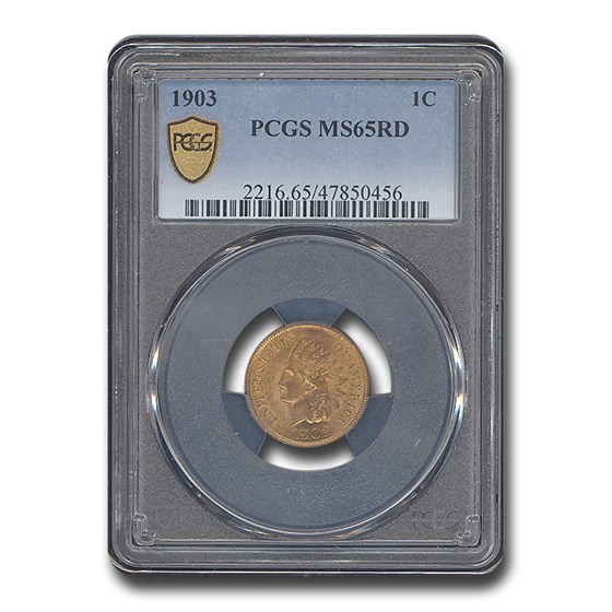 1903 Indian Head Cent MS-65 PCGS (Red) 1903 Indian Head Cent MS-65 PCGS (Red)