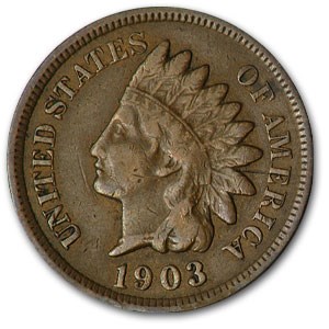 1903 Indian Head Cent VF 1903 Indian Head Cent VF