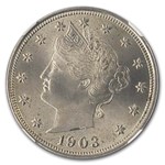 1903 Liberty Head V Nickel MS-66 NGC