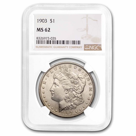 1903 Morgan Dollar MS-62 NGC 1903 Morgan Dollar MS-62 NGC
