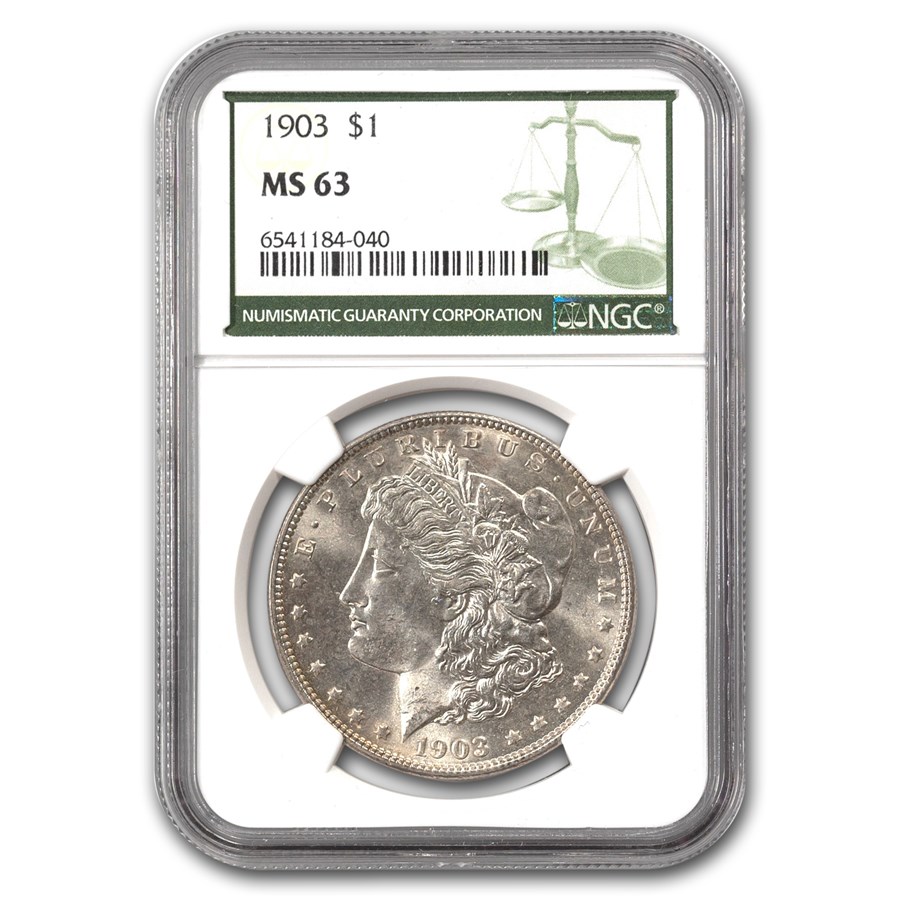 1903 Morgan Dollar MS-63 NGC (Green Label)