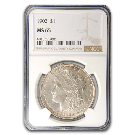 1903 Morgan Dollar MS-65 NGC 1903 Morgan Dollar MS-65 NGC