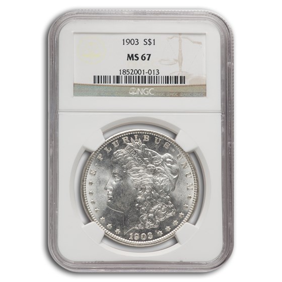 1903 Morgan Dollar MS-67 NGC 1903 Morgan Dollar MS-67 NGC