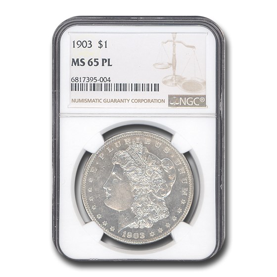 1903 Morgan Dollar PL MS-65 NGC 1903 Morgan Dollar PL MS-65 NGC