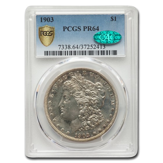 1903 Morgan Dollar PR-64 PCGS CAC 1903 Morgan Dollar PR-64 PCGS CAC