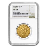 1903-O $10 Liberty Gold Eagle AU-53 NGC