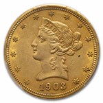 1903-O $10 Liberty Gold Eagle AU-55 PCGS