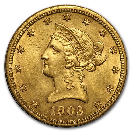 1903-O $10 Liberty Gold Eagle AU Details (Cleaned) 1903-O $10 Liberty Gold Eagle AU Details (Cleaned)