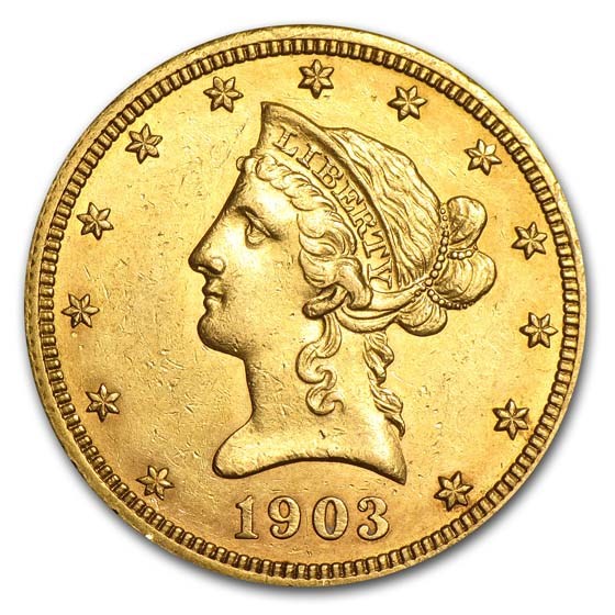 1903-O $10 Liberty Gold Eagle AU 1903-O $10 Liberty Gold Eagle AU
