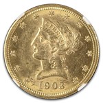 1903-O $10 Liberty Gold Eagle MS-60 NGC