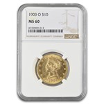 1903-O $10 Liberty Gold Eagle MS-60 NGC