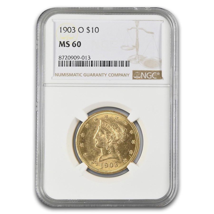 1903-O $10 Liberty Gold Eagle MS-60 NGC
