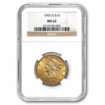 1903-O $10 Liberty Gold Eagle MS-62 NGC