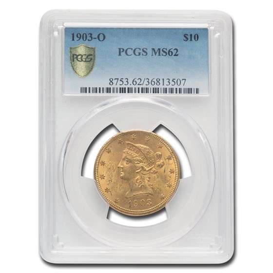 1903-O $10 Liberty Gold Eagle MS-62 PCGS 1903-O $10 Liberty Gold Eagle MS-62 PCGS