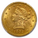 1903-O $10 Liberty Gold Eagle MS-63 PCGS