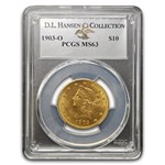 1903-O $10 Liberty Gold Eagle MS-63 PCGS