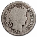 1903-O Barber Dime Good/VG