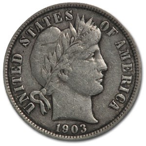 1903-O Barber Dime VF 1903-O Barber Dime VF