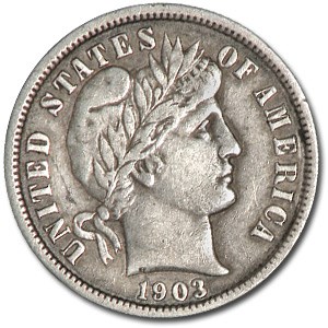 1903-O Barber Dime XF 1903-O Barber Dime XF