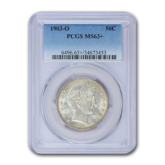 1903-O Barber Half Dollar MS-63+ PCGS 1903-O Barber Half Dollar MS-63+ PCGS