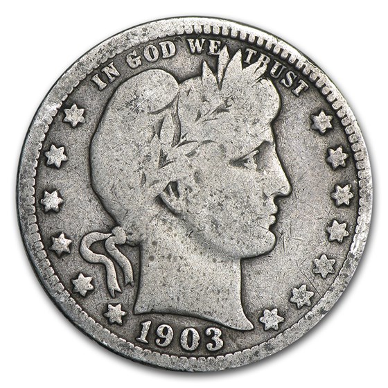 1903-O Barber Quarter VG 1903-O Barber Quarter VG