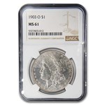 1903-O Morgan Dollar MS-61 NGC