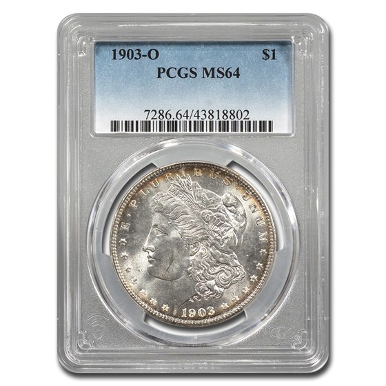 1903-O Morgan Dollar MS-64 PCGS (Toned) 1903-O Morgan Dollar MS-64 PCGS (Toned)