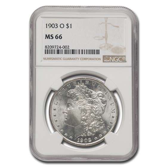 1903-O Morgan Dollar MS-66 NGC 1903-O Morgan Dollar MS-66 NGC
