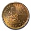 1903 Philippines 1/2 Centavo MS-64 PCGS (Red/Brown)