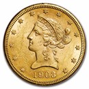 1903-S $10 Liberty Gold Eagle AU
