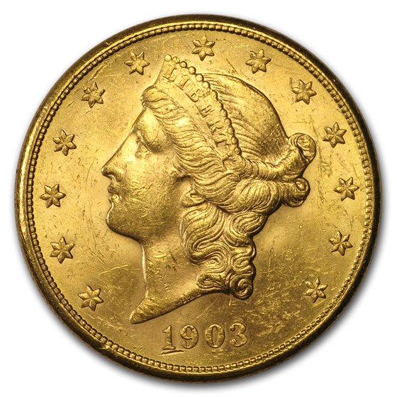 1903-S $20 Liberty Gold Double Eagle AU 1903-S $20 Liberty Gold Double Eagle AU