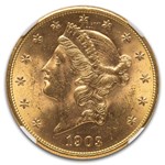 1903-S $20 Liberty Gold Double Eagle MS-62 NGC