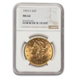 1903-S $20 Liberty Gold Double Eagle MS-62 NGC