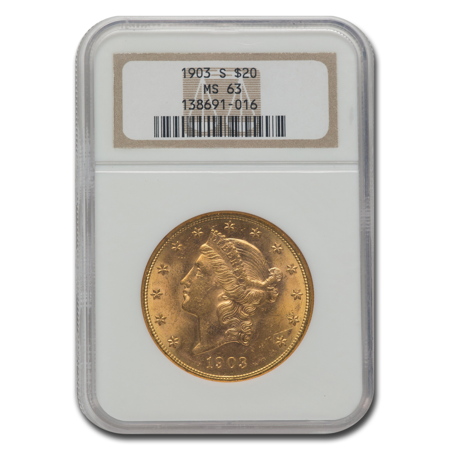 Buy 1903-S $20 Liberty Gold Double Eagle MS-63 NGC | APMEX