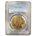 1903-S $20 Liberty Gold Double Eagle MS-63 PCGS