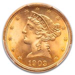 1903-S $5 Liberty Gold Half Eagle MS-66+ PCGS