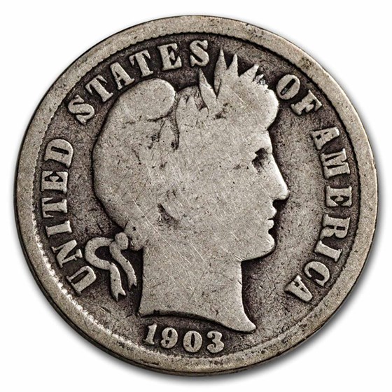 1903-S Barber Dime Good 1903-S Barber Dime Good