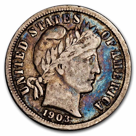 1903-S Barber Dime VF 1903-S Barber Dime VF