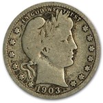 1903-S Barber Quarter Good