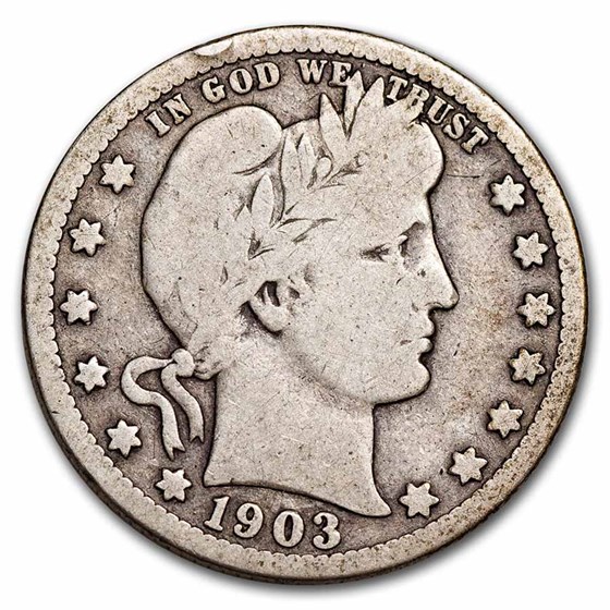 1903-S Barber Quarter VG 1903-S Barber Quarter VG