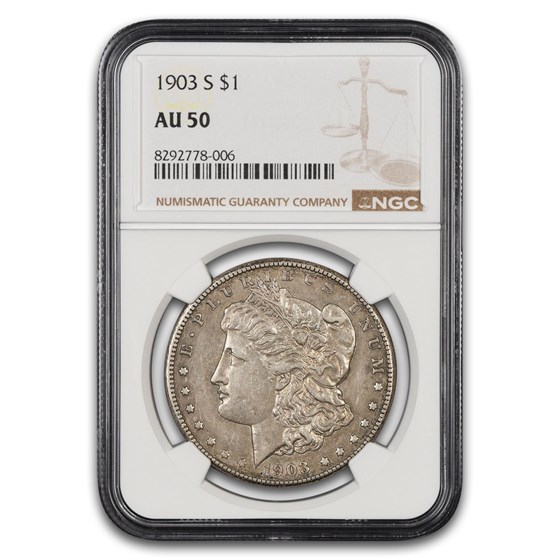 1903-S Morgan Dollar AU-50 NGC