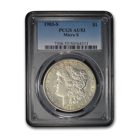 1903-S Morgan Dollar AU-53 PCGS (Micro S) 1903-S Morgan Dollar AU-53 PCGS (Micro S)