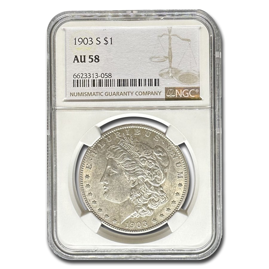 1903-S Morgan Dollar AU-58 NGC