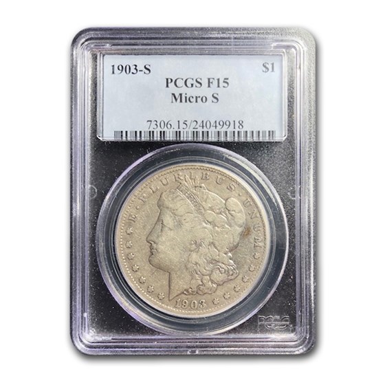 1903-S Morgan Dollar Fine-15 PCGS (Micro S) 1903-S Morgan Dollar Fine-15 PCGS (Micro S)