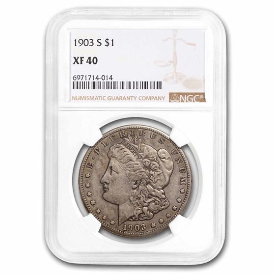 1903-S Morgan Dollar XF-40 NGC 1903-S Morgan Dollar XF-40 NGC